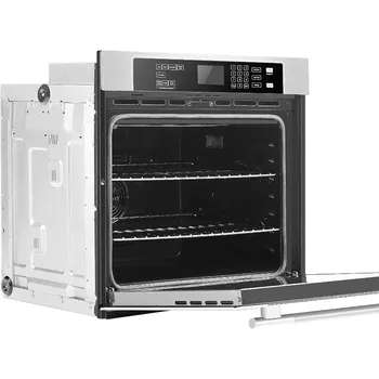 Empava 30 in. Electric Single Wall Oven with Self-cleaning Convection Fan Touch Control in Stainless Steel Model 2020, WO01 3