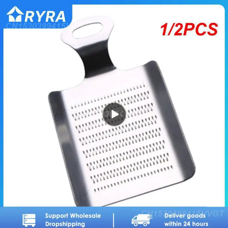 1/2 Pz Zenzero Grattugia Presser Wasabi Grattugia In Acciaio Inox Smerigliatrice Aglio Frantoio Frutta E Verdura Strumento Gadget Da Cucina