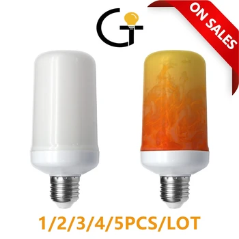 Led 동적 불꽃 효과 전구 다중 모드 크리 에이 티브 옥수수 램프 장식 조명 바 호텔 레스토랑 파티 E27
