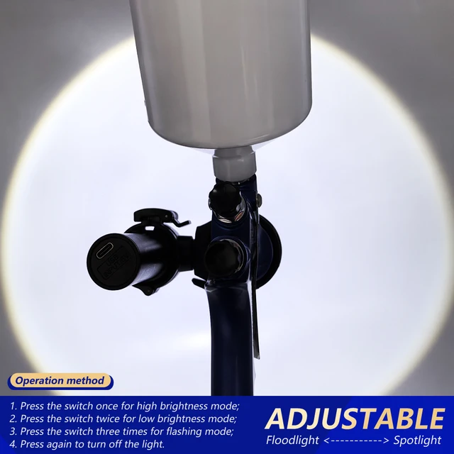 1pcs Portable Airbrush Spray Gun Light Universal Adjustable Fill-in Lighting for Spray Painting Searchlight Various Spray Work 6