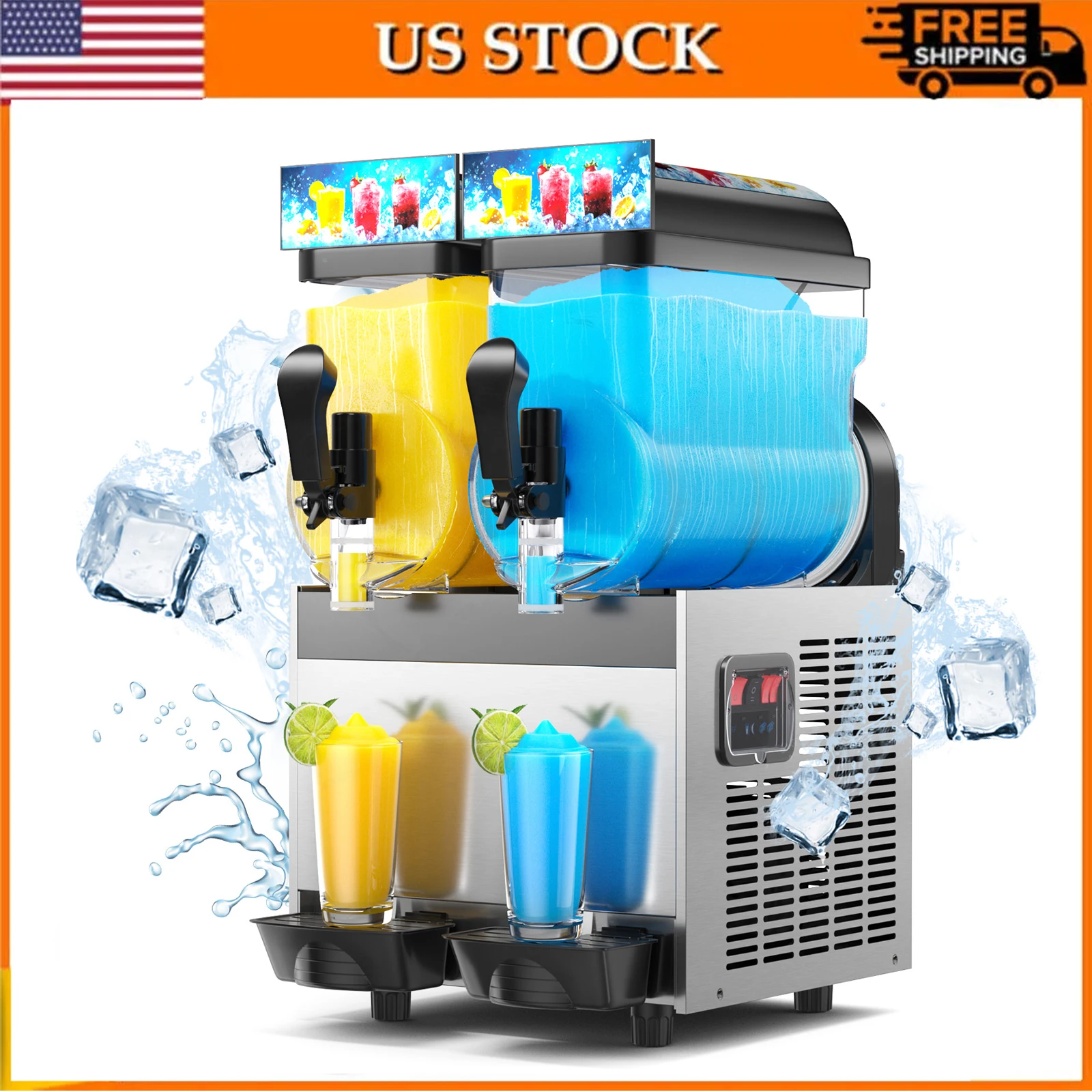 30L Commercial Slushy Machine for Bars and Cafes