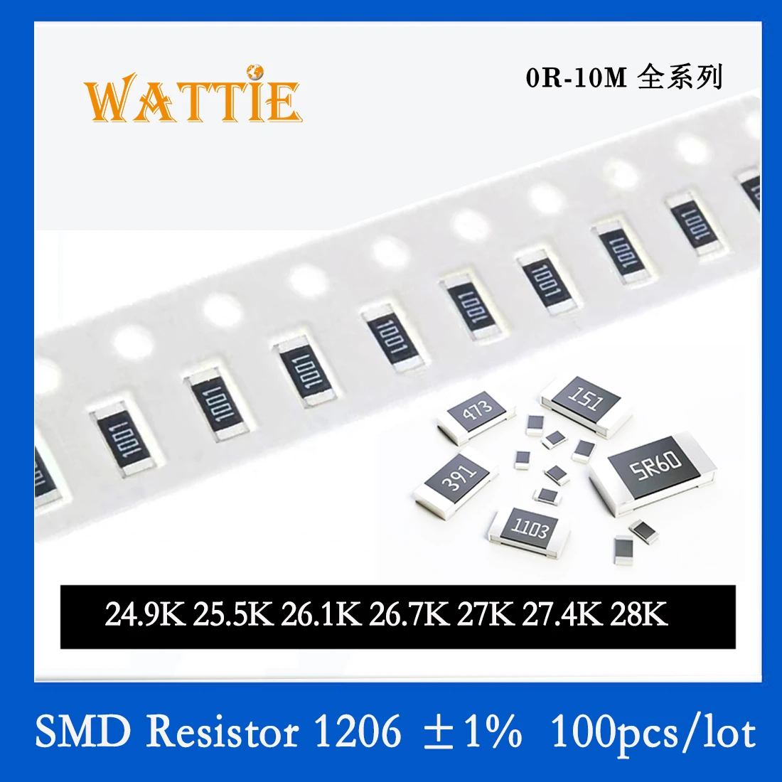 SMD Widerstand RW - Metallfolie