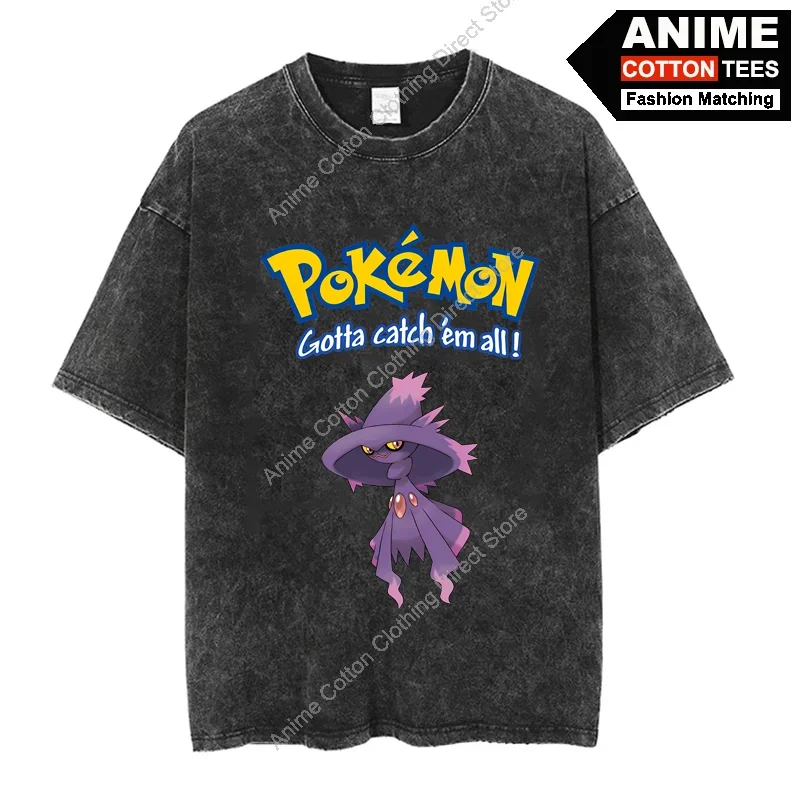 

Misdreavus T Shirt Cartoon Anime Elf Baby Cute Print Clothes Y2k Harajuku Casual Unisex Oversized T-shirt Cotton Tees