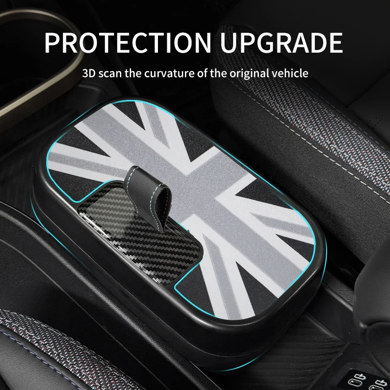 Central Control Storage Box For BMW Mini Cooper F65 F66 2024 2025 Central Armrest Storage Box Car Accessories 2