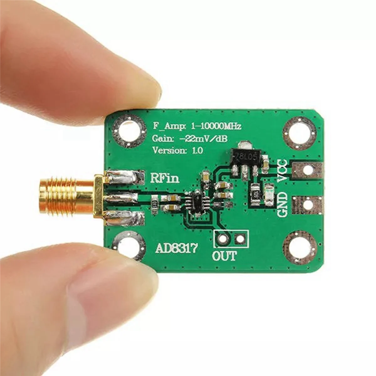 Detector Logarítmico De Alta Velocidade, detector De Log RF, sinal RF, medidor De Potência De Saída De Log, controlador 1M-10000MHz, 3X, AD8317