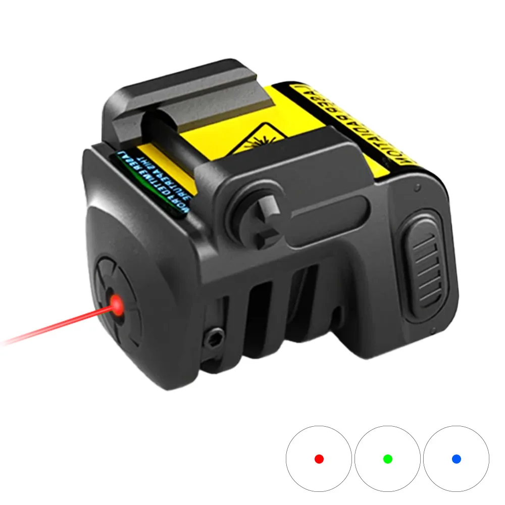 L8 Tactical Laser Red Dot Sight for 92G Handgun Compact Pistol Rechargeable Green/Blue/Red Laser Sight 20mm Picatinny Rail Mount laser sight red dot laser sight