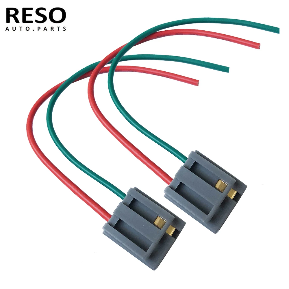 

RESO 2PCS HEI Distributor Wire Harness Pigtail 12V Power And Tach Connector Electrical Plug Fit RV Chevy GM 170072