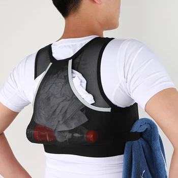 Universal Cross-country Marathon Vest Bags Elastic Running Storage Chest Pack Jacket Breathable for Outdoor Sports Small Item 2