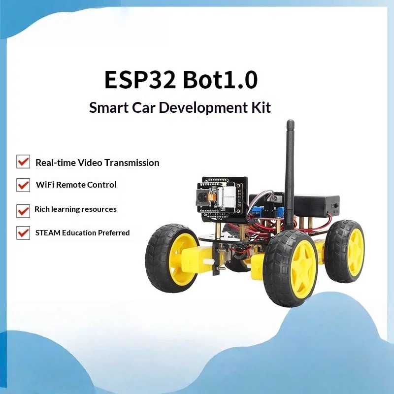 ESP32 AI 로봇 스마트 코딩 프로그래밍 가능 교육용 키트 DIY STEM 장난감 (성인용, 오픈 소스 소프트웨어 포함) 로봇 조립 키트