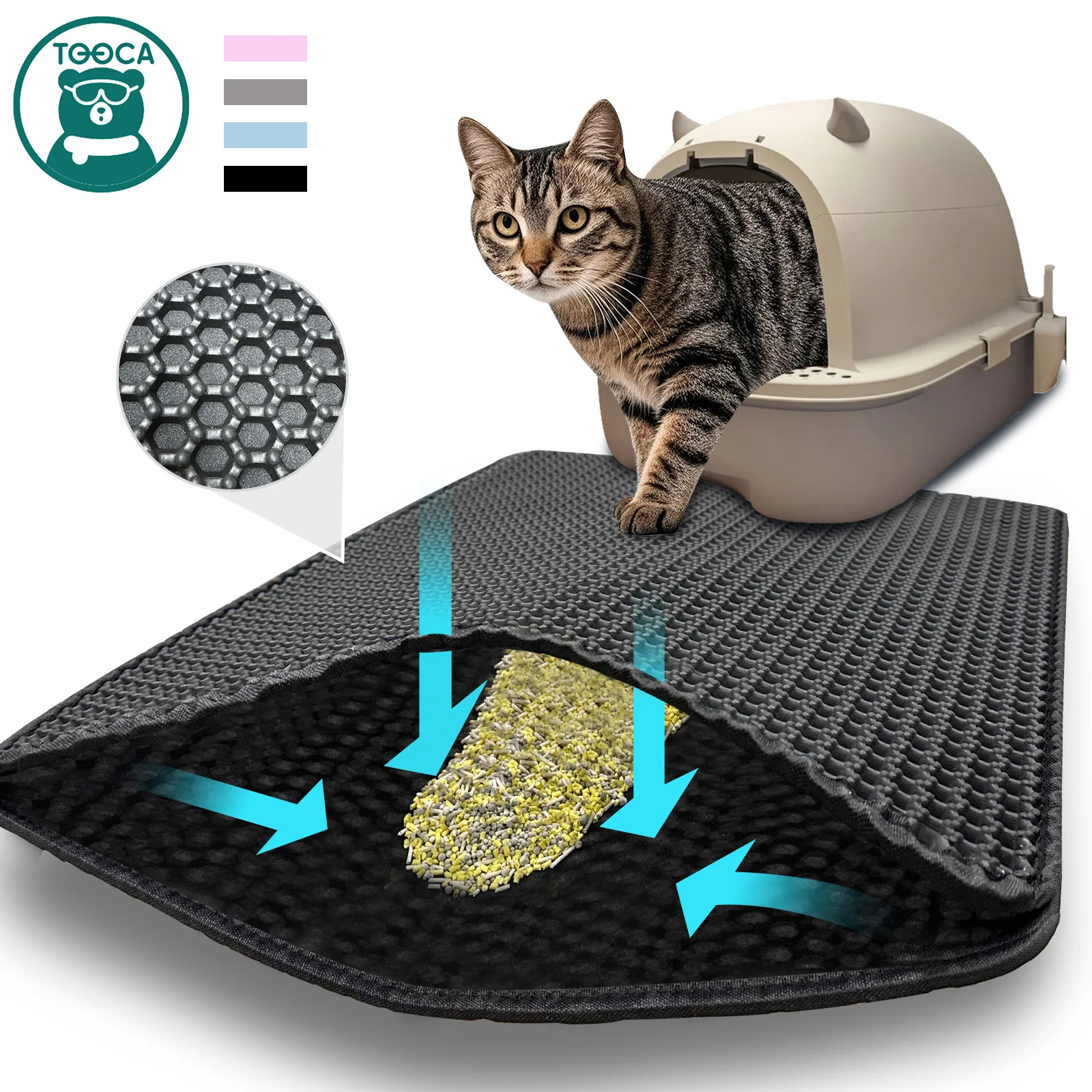 Double Layer Cat Litter Mat 1