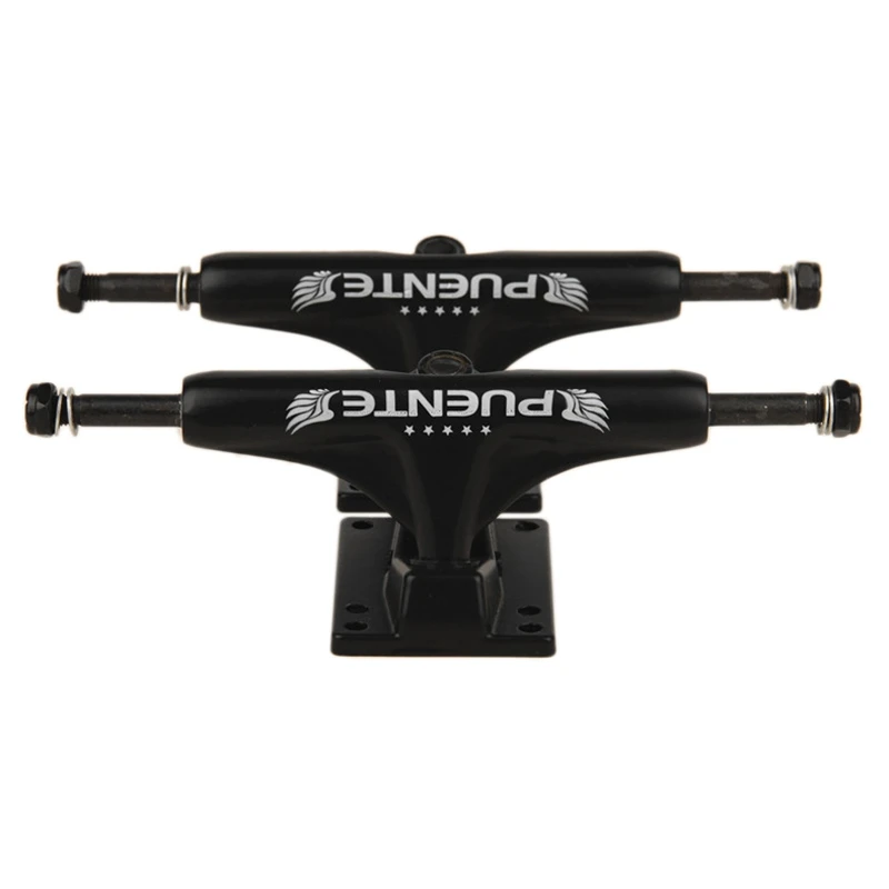 

PUENTE 2Pcs 5Inch Aluminum Trucks Skateboard Truck Accessory Bridge Bracket Trucks Skateboard Longboard Truck