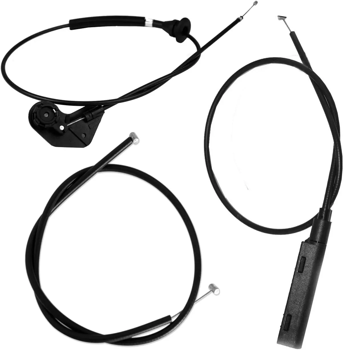 

51238402615 3PCS Engine Hood Release Cable Kit for BMW E53 X5 2000-2007