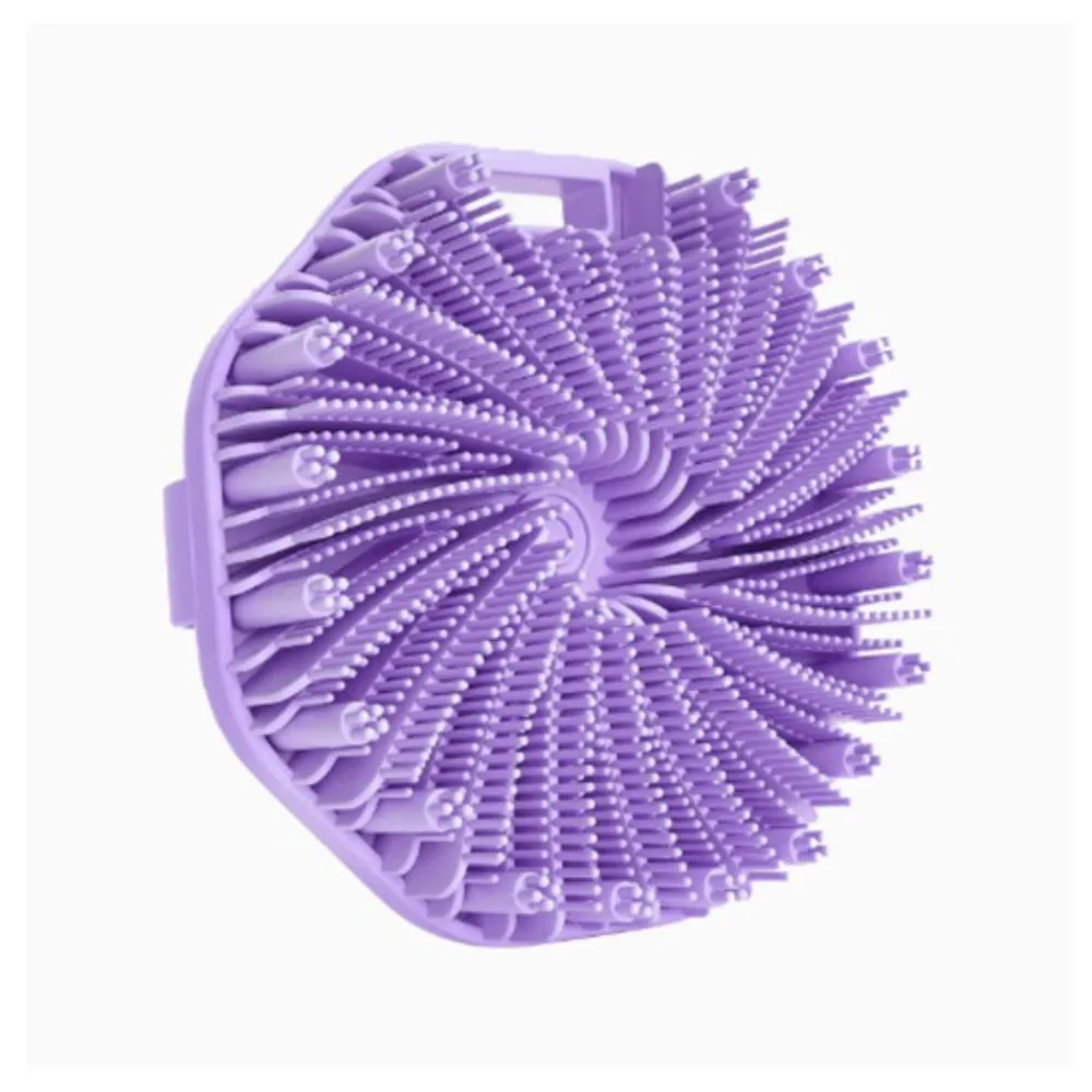 New Silicone Shower Cleansing Brush Anti-Slippery Handles Silicone Body Scrubber Exfoliating Massage Bath Brush Bath Tool