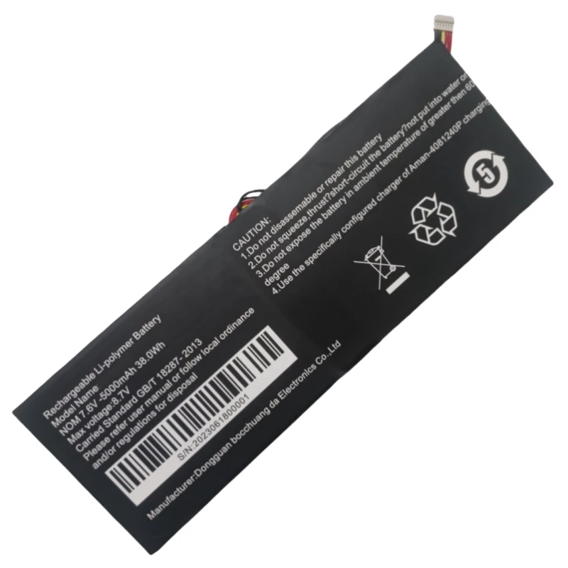 Jjy-bateria do Portátil para Positivo Multilaser Legacy Pc311 Ml-sh0m Netbook 4465200 7.6v 38wh 5000mah Novo - Imagem 2