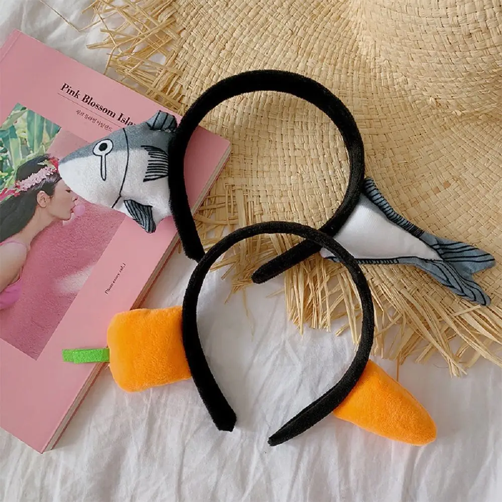 Turban Fashion Non-slip Girls Cute Wash Face Headband Carrot Hair Bands Head Hoop