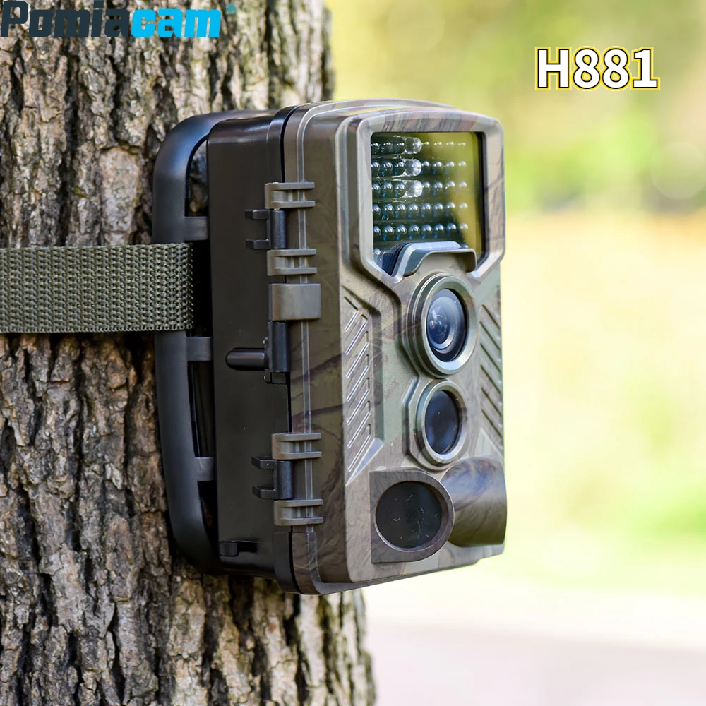 

H881 Trail Hunting Camera 2.4'' LCD Display 1080P 16MP Infrared Night Vision Photo Trap Outdoor Wildlife Camera IP56 Waterproof