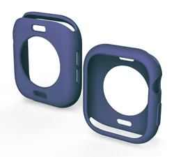 Protective Soft Silicone Apple Watch Case - Sleek Bumper Shell Cover for Series 11 10 46mm (Royal blue)