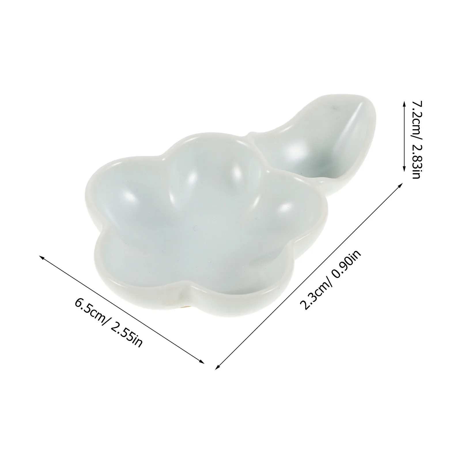 서예 그림 쓰기 예술 스튜디오 책상 장 세라믹 붓 받침 잉크 접시 꽃 모양 디자인 우아한 전통 동양 스타일