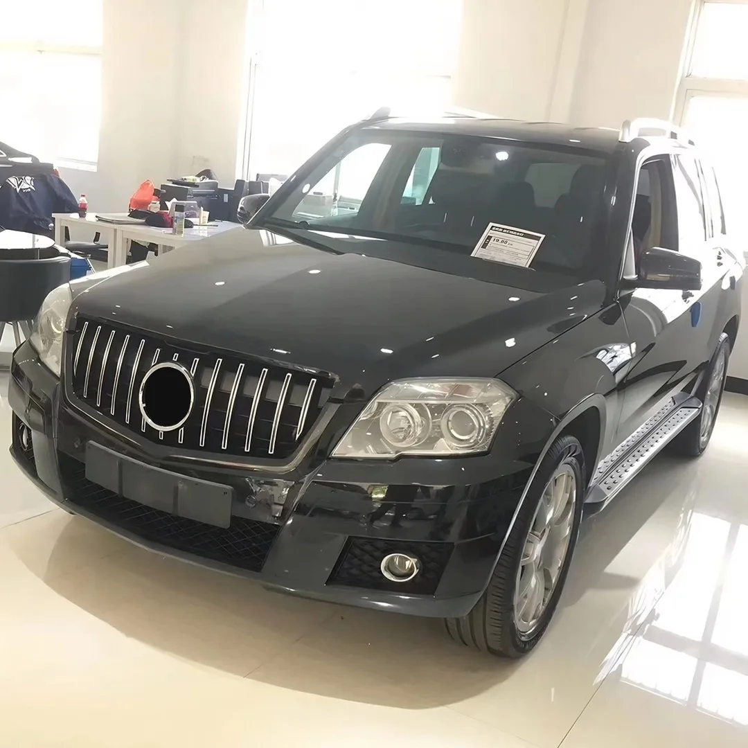 메르세데스 벤츠 GLK X204 GLK220 GLK300 2008-2015 스타즈 GT 스타일용 프론트 인렛 그릴 범퍼 그릴 중간 그리드 메쉬 튜닝 부품