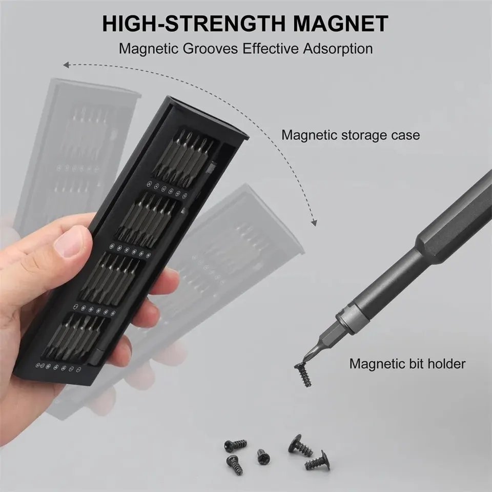 STREBITO Precision Screwdriver Set, 79 In 1 Screwdriver Kit With 58 Bits & Anti Static Wrist Strap, Magnetic Driver Electronics Repair Tool Kit For Co
