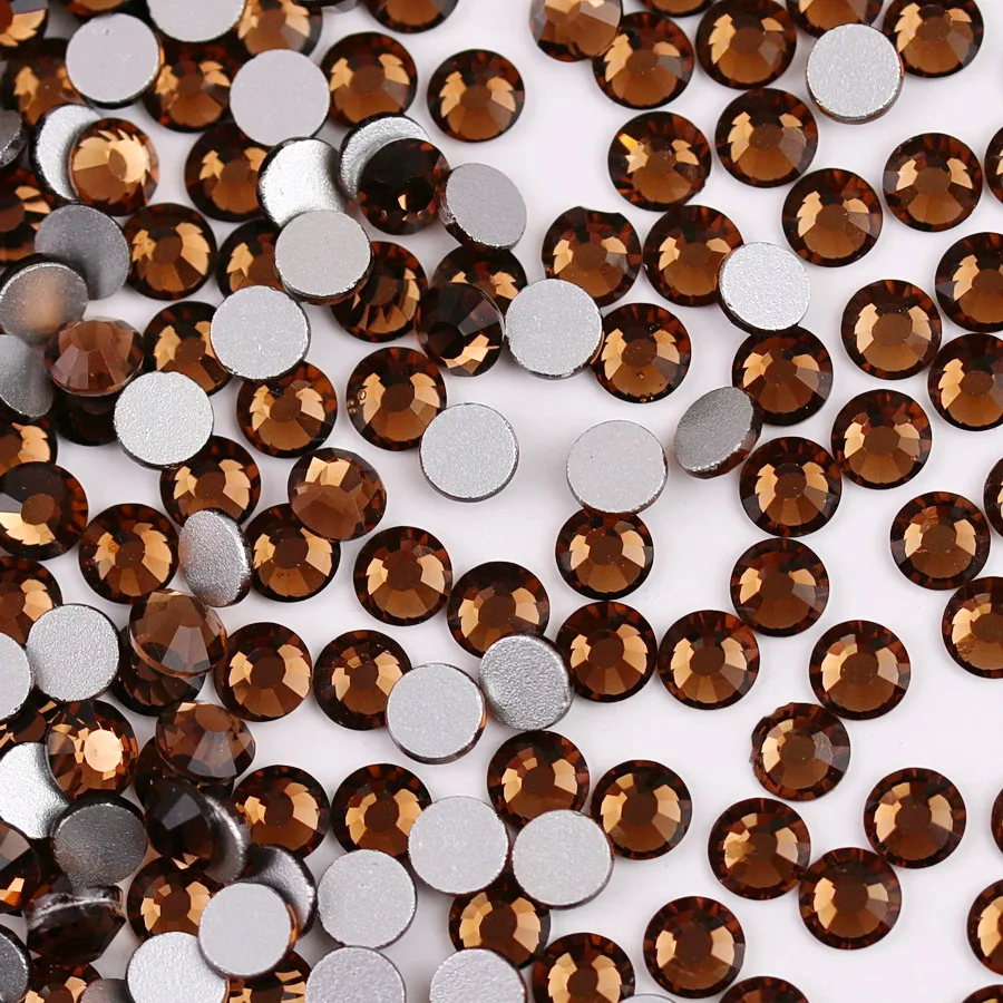Elegant Assortment of Colorful Glass Crystal Flatback Rhinestones for DIY Nail Art and Crafts