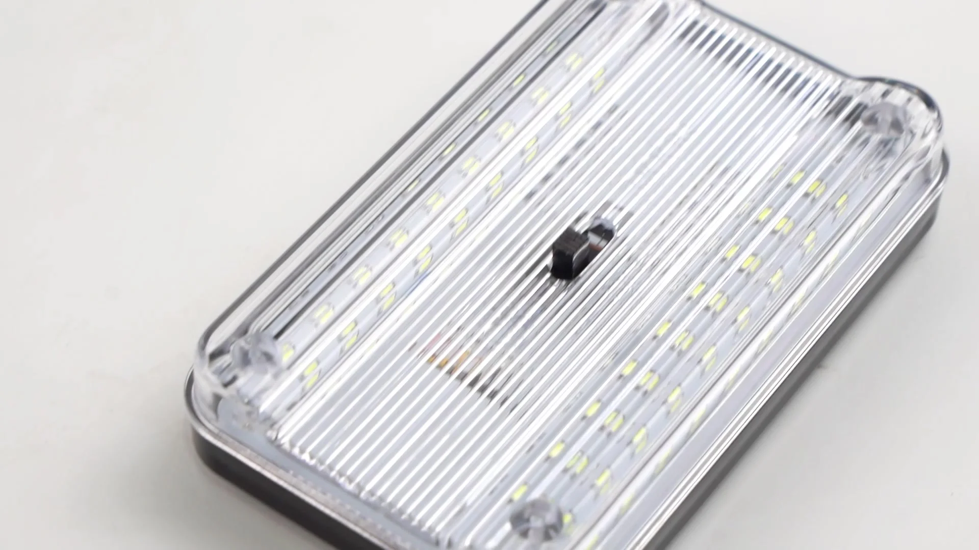 CGEAMDY Plafoniera Interna A LED Per Auto, 12V 5W 300 Lumen, Con Interruttore A 3 Posizioni, Universale Per Camper E Roulotte