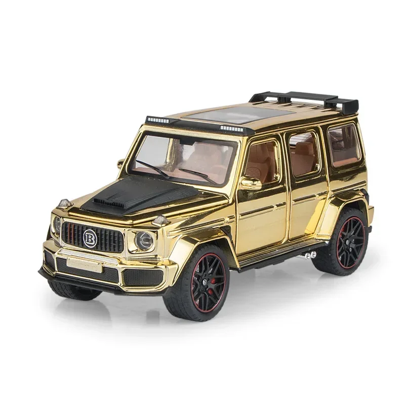 1:32 Lamborghini LP750-4 Benz G800 Electroplating Alloy Car Model Diecast Metal Car Model Sound Light Collection kids Toy Gift 3