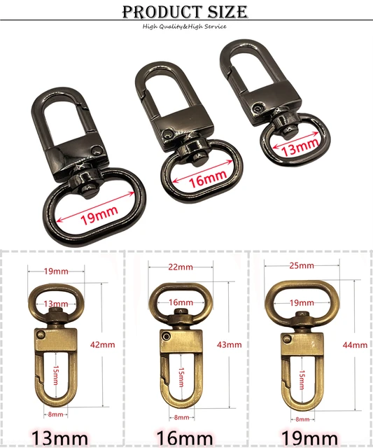 Borsa Aragosta In Metallo Morsetti 45 Mm Accessori Parti - Foto 9