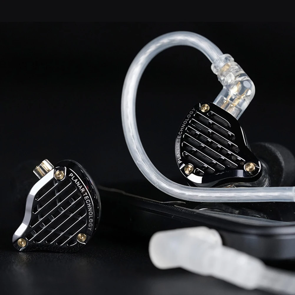 KZ 인이어 메탈 이어폰 평면 드라이버 유선 이어폰, HiFi 베이스 모니터 헤드폰, 게임 스포츠 헤드셋, 마이크 포함 이어버드, PR3