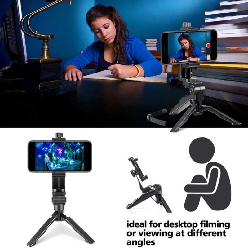 Phone Stabilizer Selfie Stick Portable Handheld Grip Stabilizer Phone Tripod Holder