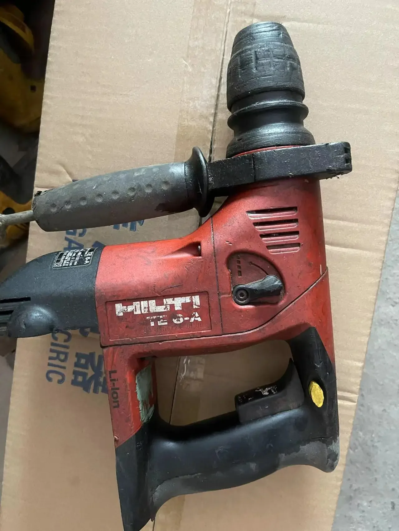 Used Spinning Hilti TE 6-A 36V Cordless Battery Rotary Hammer Drill SDS.BareTool.SECOND HAND hilti b36 9 0li ion 22v 5 2ah 316wh lithium battery fully working order used second hand