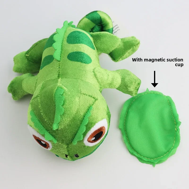 Peluche Caméléon Vert Magnétique - Jouet Adorable