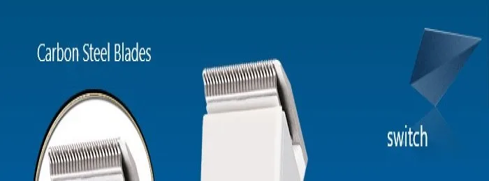 Kemei-619 recarregável máquina de cortar cabelo com