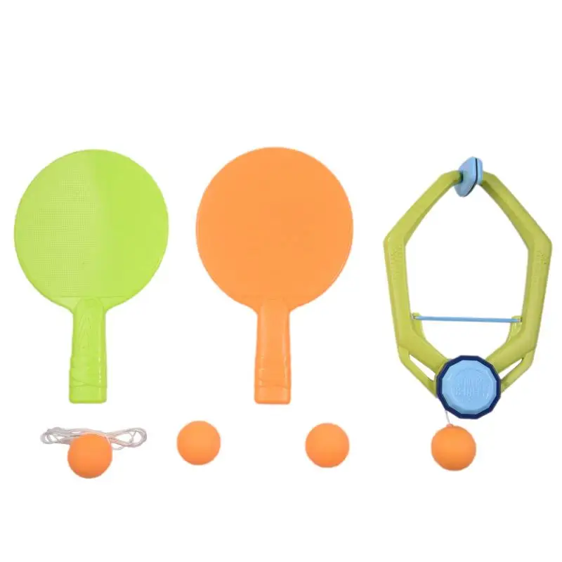 

Table Tennis Training Game Hang Table Tennis Toy Set Practical Pingpong Training Toy With Rackets Easy To Install Table Tennis