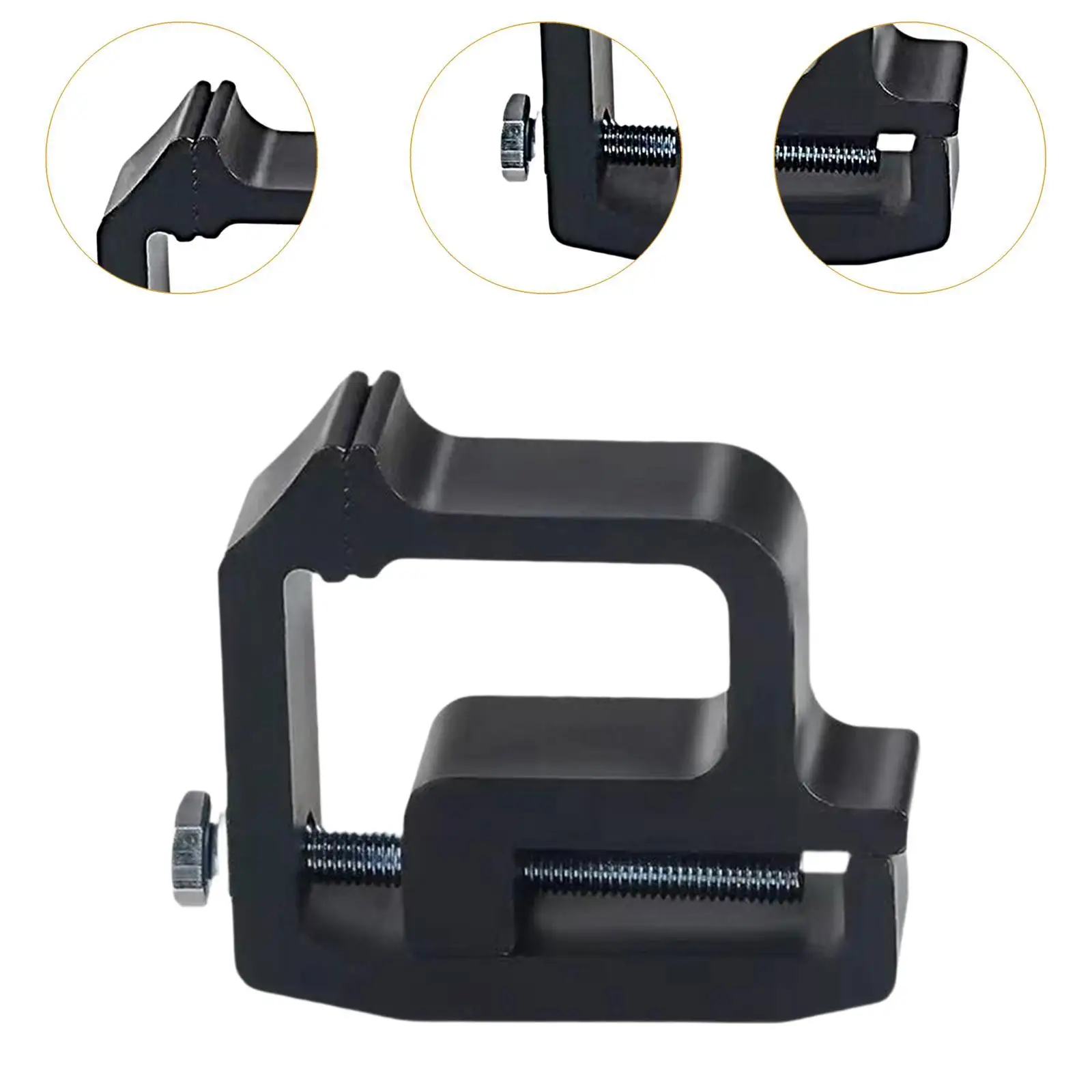 Truck Cap Mounting Clamp Easy to Install Heavy Duty Universal Metal Automotive Accessories Replace Parts Camper Shell Clamp
