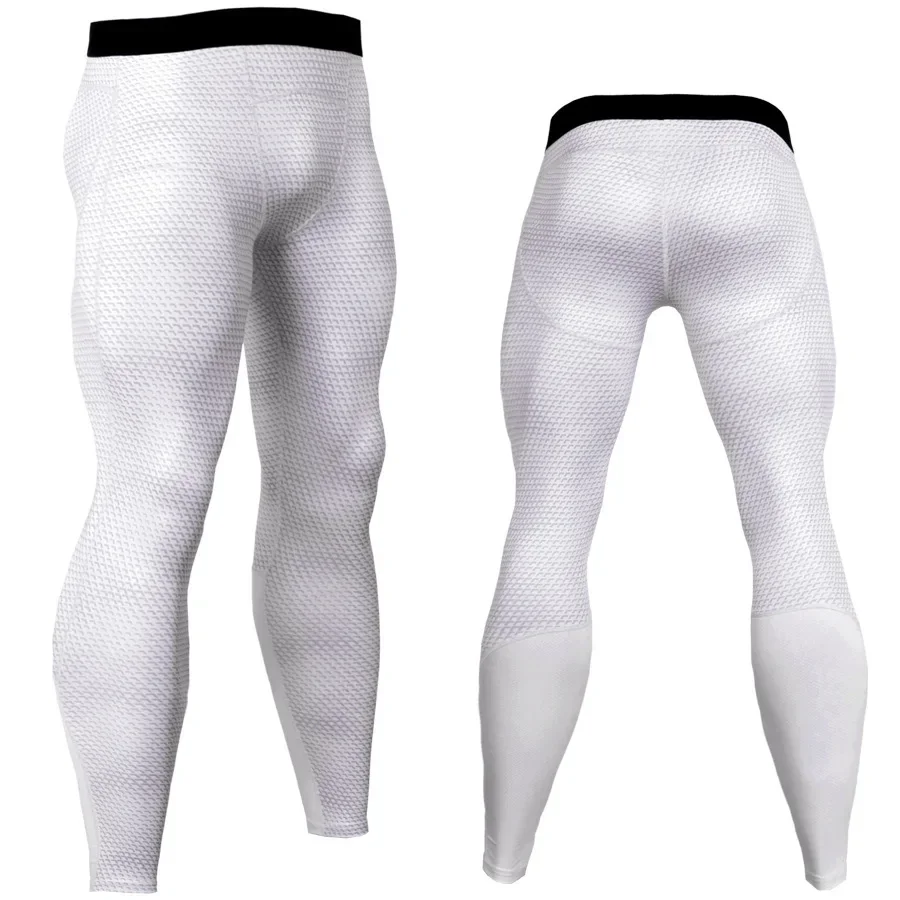 Pantalon de course &agrave; Compression pour hommes, Legging de sport, respirant, &agrave; s&eacute;chage rapide, Fitness, d'athl&eacute;tisme