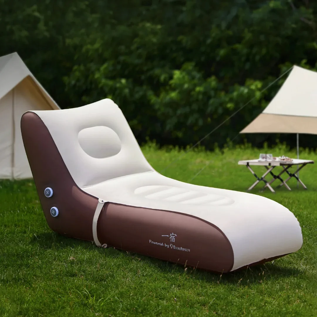 NEW Yixiu Sofa One-button automatic filling and deflation chaise longue Sofa Built-in air pump PZ 2-01 150S Quickly Inflate - Image 2