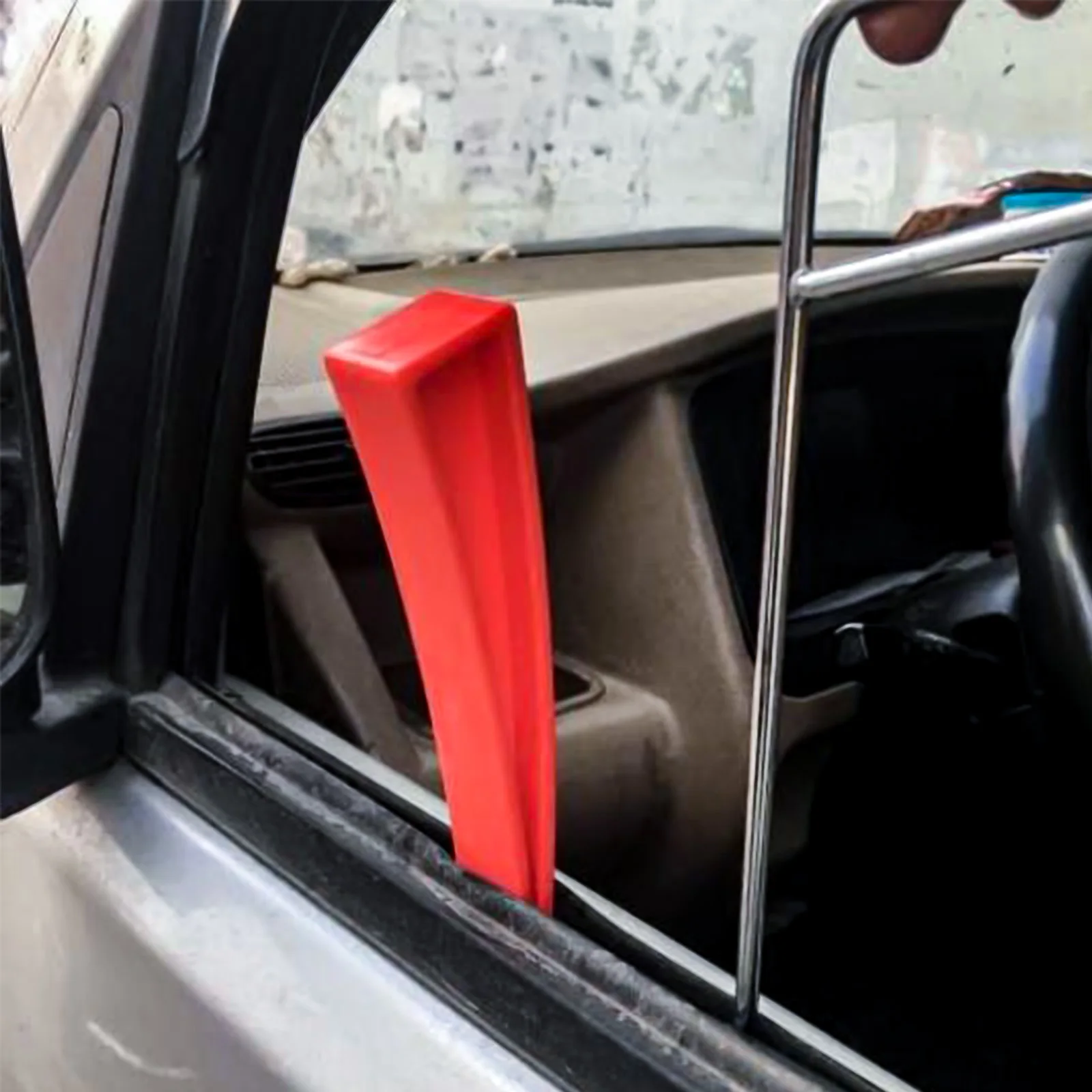 1pc New Dent Plastic Red Car Universal Crowbar Enlarger Door Recess Body Window Door Wedge Remove Repair Hand Tools images - 6