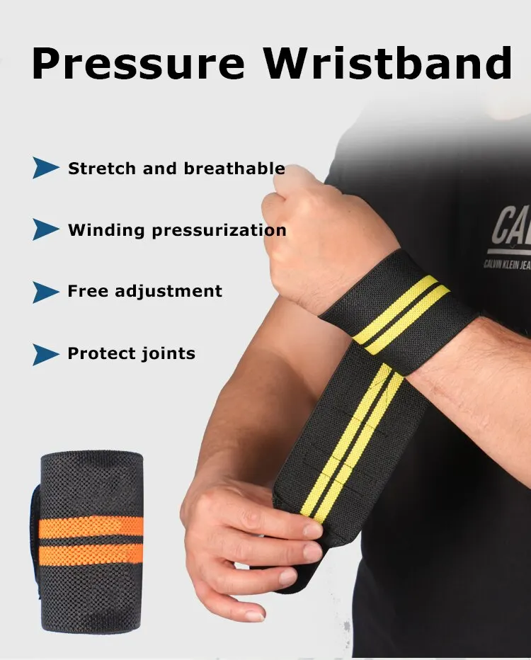 1PC Adjustable Wrist Straps Men And Women Elastic Wristband and Wrist Fixers of Athletes Powerlifting Straps wrist straps