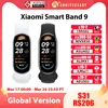 Global Version Xiaomi Smart Band 9 150+ Sports Modes Sleep Monitoring 1.62" AMOLED Display 21-day Battery Mi Wrist Sport Watch 1