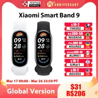 Global Version Xiaomi Smart Band 9 150+ Sports Modes Sleep Monitoring 1.62" AMOLED Display 21-day Battery Mi Wrist Sport Watch 1