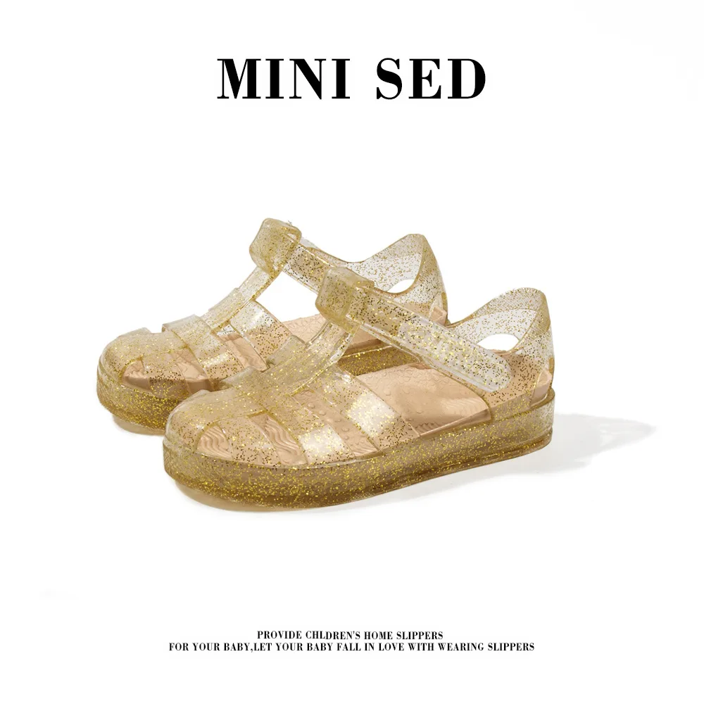 Mini Sed Children Summer Roma Saandal Girl Classical Fashion Candy Shoes Boy Simple Caual Beach Sandals SO142 baby shoes kids shoes children sandals kids sandals beach shoes