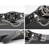 Luxury Men's Watch with Stylish Large Dial Design, Silver 3D Scorpion Skull Quartz Clock Military Watch Reloj 5