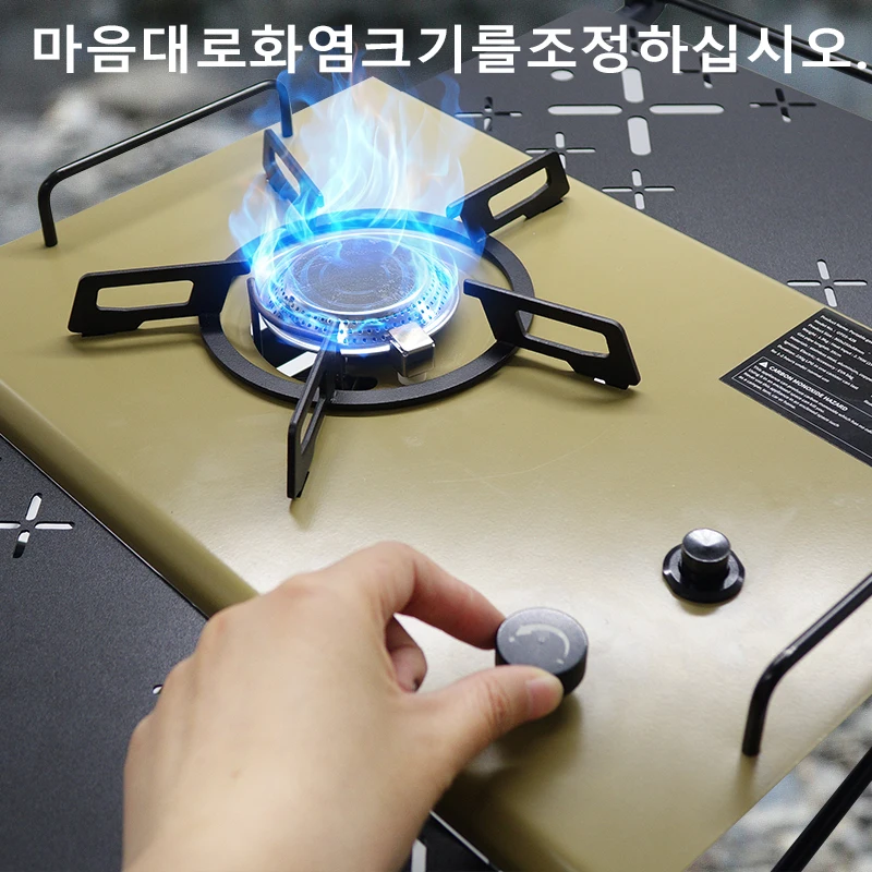 WESTTUNE 캠핑 IGT 스토브, 고출력 가스 스토브, 접이식 휴대용 화구, 야외 요리용 IGT 테이블 호환, 4000W
