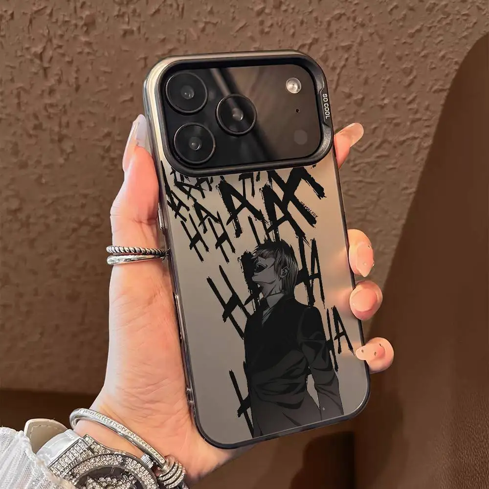 Aurora Multicolor Matte Metallic Phone Case with Light D-Death N-Note Design