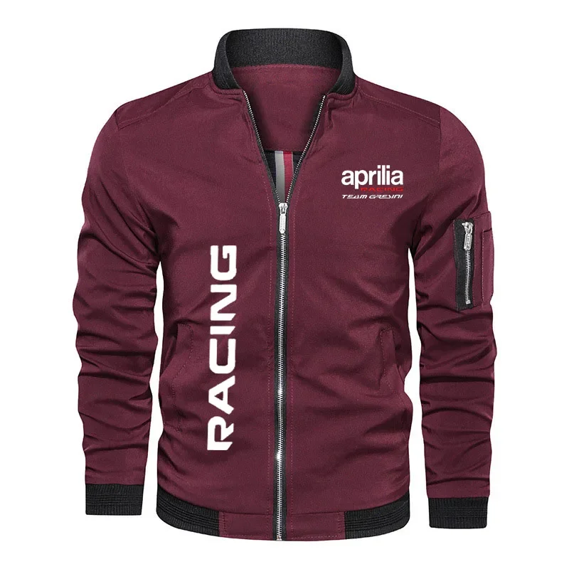 Motorcycle jacket for men aprilia RSV4 logo print Hip hop Street men's jacket New military bomber jacket men baseball jacket 4 S01cd47c253cf43ba91291d64d486062bs