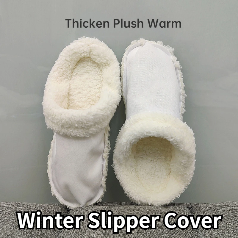 1 paar Winter Warme Schuhe Einlegesohlen Verdicken Einlegesohle für Frauen Männer Schuh Abdeckungen Abnehmbare Plüsch Liner Croc Zubehör_voghion.com
