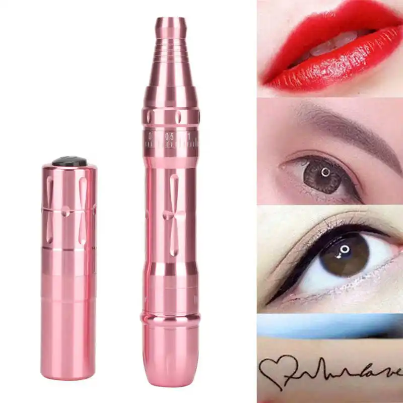 

Electric Semi Permanent Makeup Tattoo Machine Cordless Speed Adjustable Professional Tattoo Pen Machine US EU Plug 100‑240V