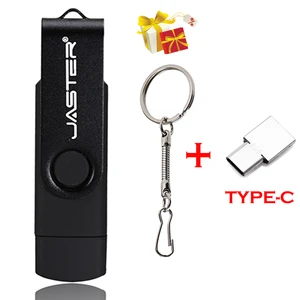 Unidad flash USB de alta velocidad 3 en 1, Pen drive OTG de 64GB, 32GB, adaptador de 16GB, Micro USB, almacenamiento externo rojo, regalo tipo c