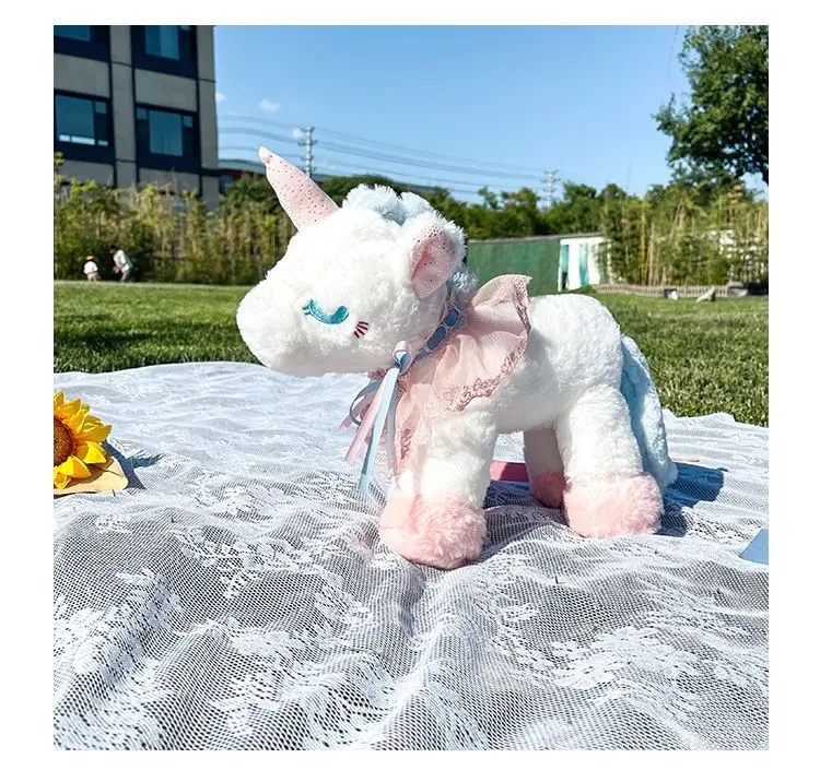 Süßes Mädchen Plüschtasche neues Einhorn Cartoon Umhängetasche Umhängetasche Lolita Student Handytasche für Frauen Handtasche 01-SB-djsmrb – Detail 23